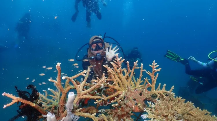 Kodaeral VIII dan POSSI Sulut Ajak Media Eksplor Bawah Laut Malalayang