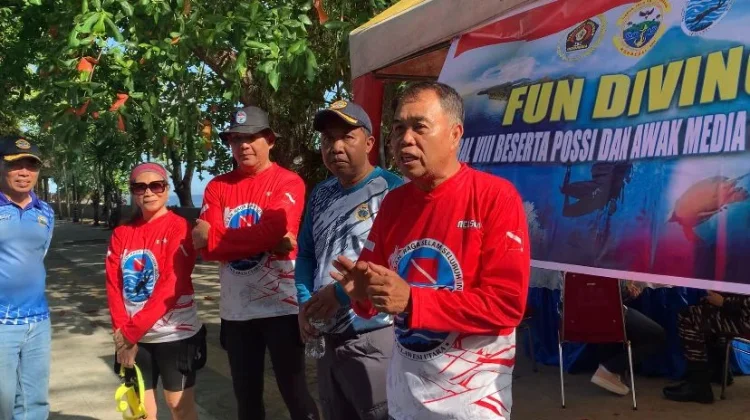 Kodaeral VIII dan POSSI Sulut Ajak Media Eksplor Bawah Laut Malalayang