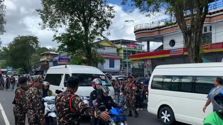 Sinergi Banser dan Panji Yosua Kawal Selebrasi Paskah dan 100 Tahun Pemuda GMIM