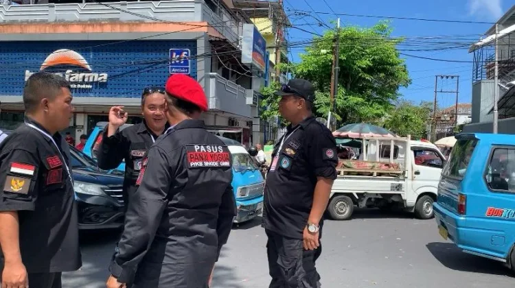 Sinergi Banser dan Panji Yosua Kawal Selebrasi Paskah dan 100 Tahun Pemuda GMIM