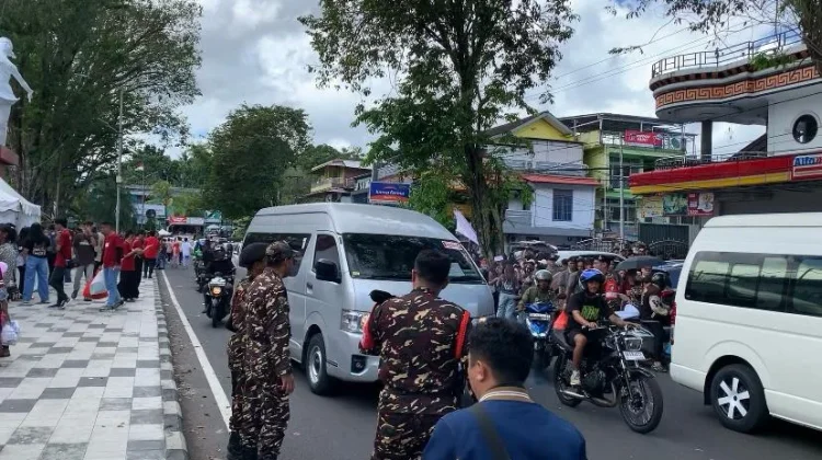 Sinergi Banser dan Panji Yosua Kawal Selebrasi Paskah dan 100 Tahun Pemuda GMIM