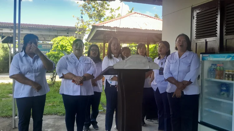 Moment Giat Kerohanian Karyawan RRI Manado