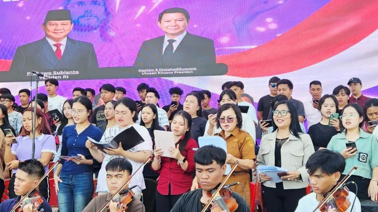 Moment Pelsus GMIM Paulus Manado di Gladi Resik Paskah Nasional