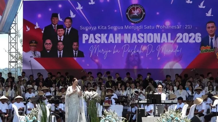Kemeriahan Puncak Paskah Nasional 2026 di Manado
