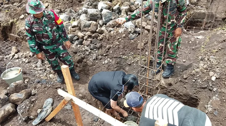 TNI-Pemkab Minahasa Bersinergi, Gedung Koperasi Merah Putih Dibangun di Sasaran