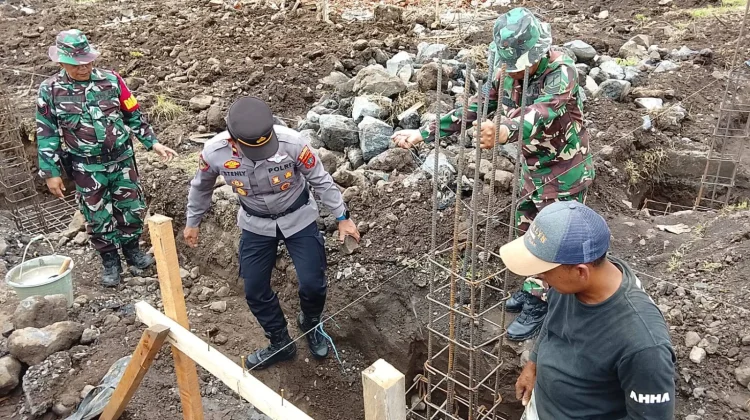 TNI-Pemkab Minahasa Bersinergi, Gedung Koperasi Merah Putih Dibangun di Sasaran