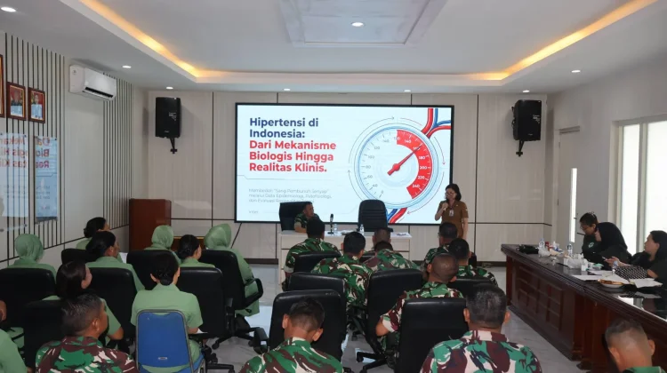 Prajurit dan Persit Kodim 1302/Minahasa Jalani Cek Gula Darah dan Tekanan Darah