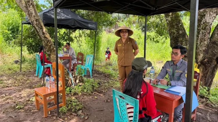 UKK SMKN Kalasey Langsung di Lahan Pertanian
