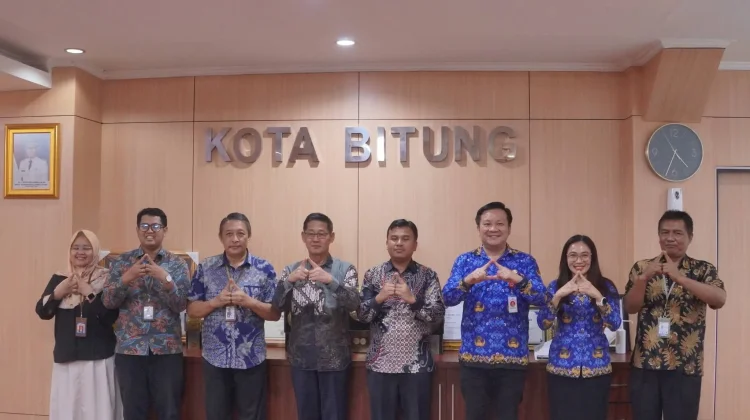 Moment Kerjasama BPS dan Pemkot Bitung