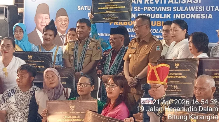 Moment Mendikdasmen di SMAN 3 Tondano Minahasa