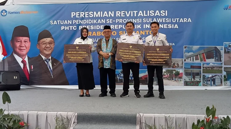 Moment Mendikdasmen di SMAN 3 Tondano Minahasa