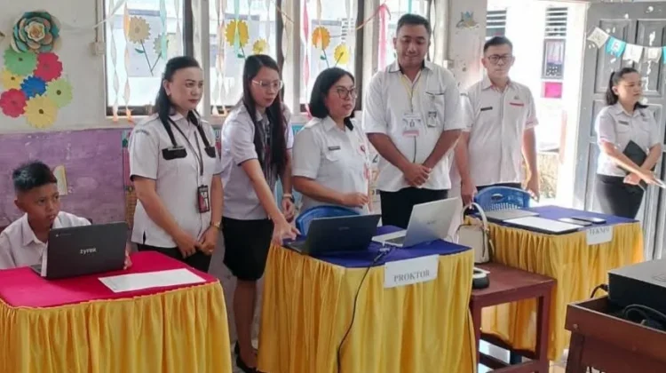 Berjalan Lancar, SD GMIM 61 Klabat Gelar TKA Tahun 2026