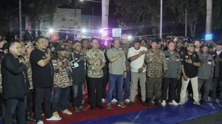 Moment Lari 100 meter sprint Piala Kapolres Bitung