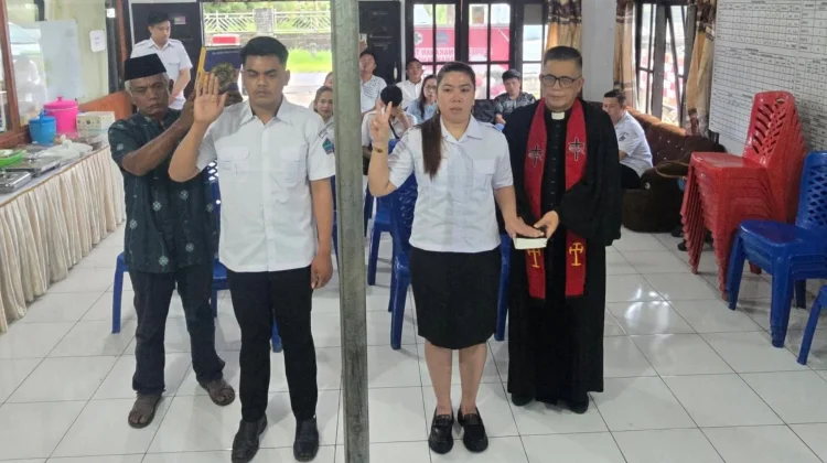Pelantikan 2 Jabatan Perangkat Desa Pinilih