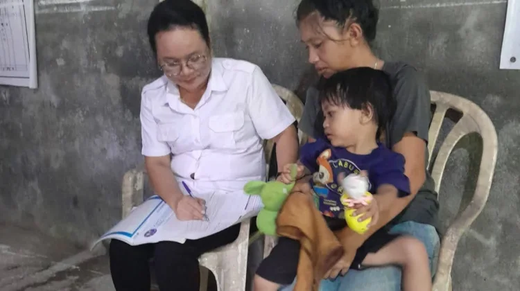 Sasar Desa Sampiri, Puskesmas Airmadidi Gelar Posyandu ILP