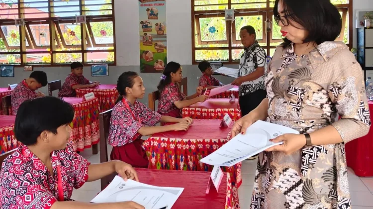 SDN Treman Gelar Asesmen Sumatif Akhir Jenjang
