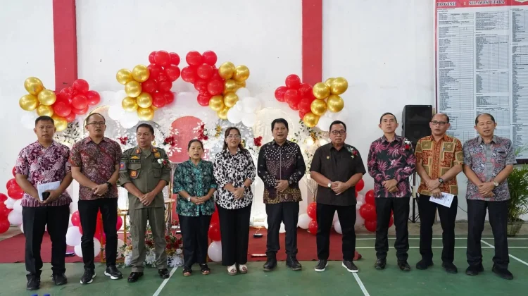 Moment Peresmian Kantor Desa dan Gedung Serbaguna Desa Tolok Minahasa