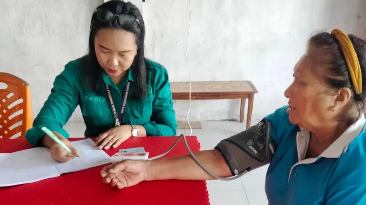 Pemdes Klabat Gelar Prolanis Lansia