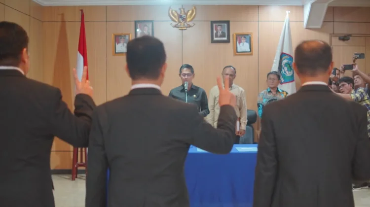 Moment Pelantikan Pejabat Pemkot Bitung 2026