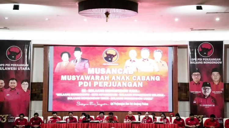Moment Musancab PDI Perjuangan di Bolmong Raya