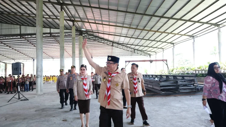 Moment SD GMIM 01 Manado di Jambore Pramuka