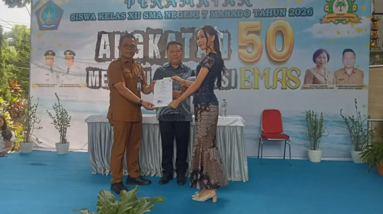Moment Penamatan Siswa di SMAN 7 Manado