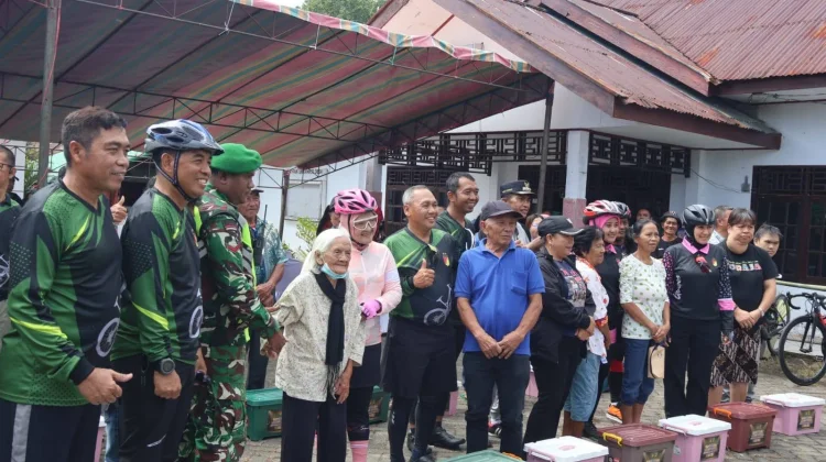 Ribuan Pesepeda Semarakkan HUT ke-68 Kodam XIII/Merdeka di Minahasa