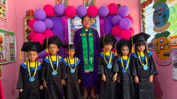 Penamatan TK GMIM Shalom Karondoran