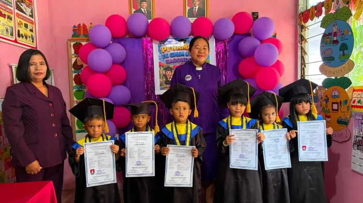 Penamatan TK GMIM Shalom Karondoran