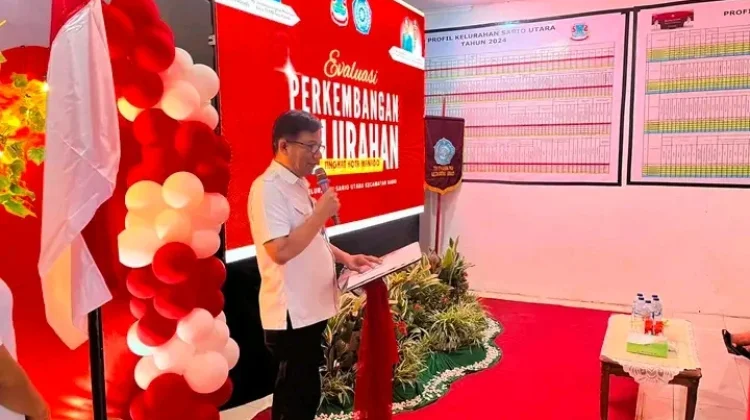 Moment Sario Utara Kelurahan Paling Berkembang di Manado
