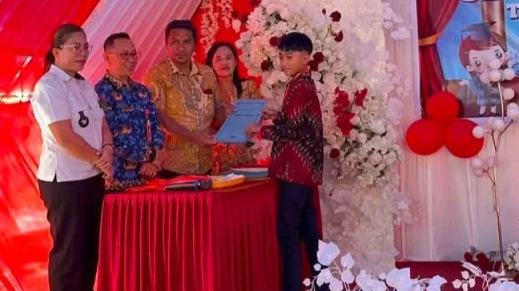 SD Inpres Klabat Gelar Penamatan Lulusan Murid Kelas 6