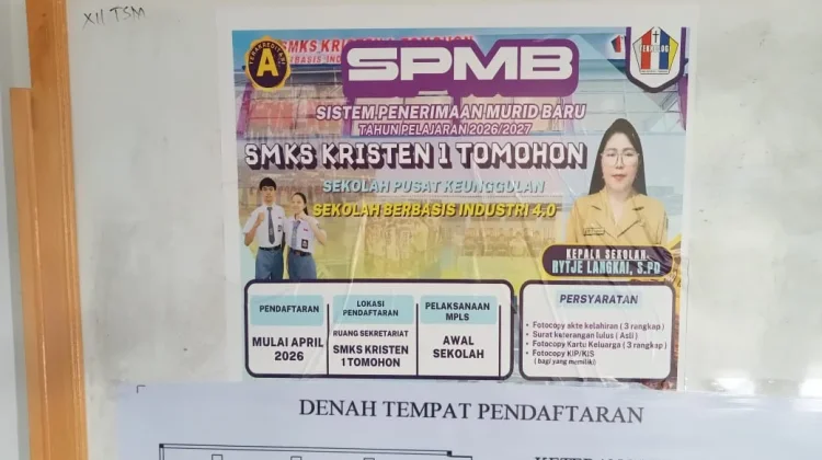 SPMB do SMKS Kristen 1 Tomohon 2026