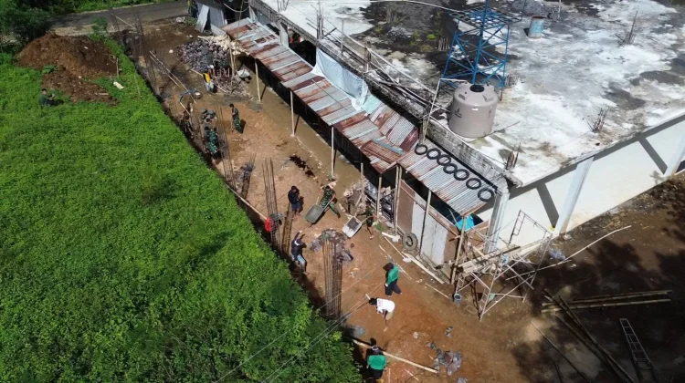 Bakti Sosial dan Karya Bakti Kodim 1302/Minahasa di Masjid Al-Muhajirin Tomohon