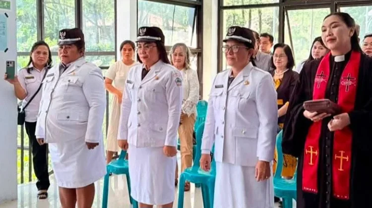 Pelantikan Penjabat Hukum Tua Wanua Kaima