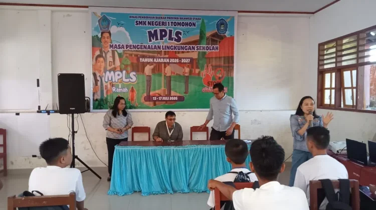 Moment Penutupan MPLS SMKN 1 Tomohon 2026