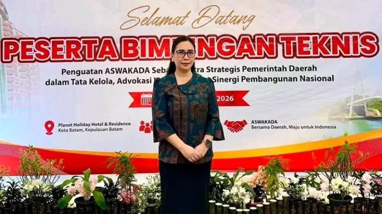 Moment Wabup Minahasa di Bimtek Aswakada 2026