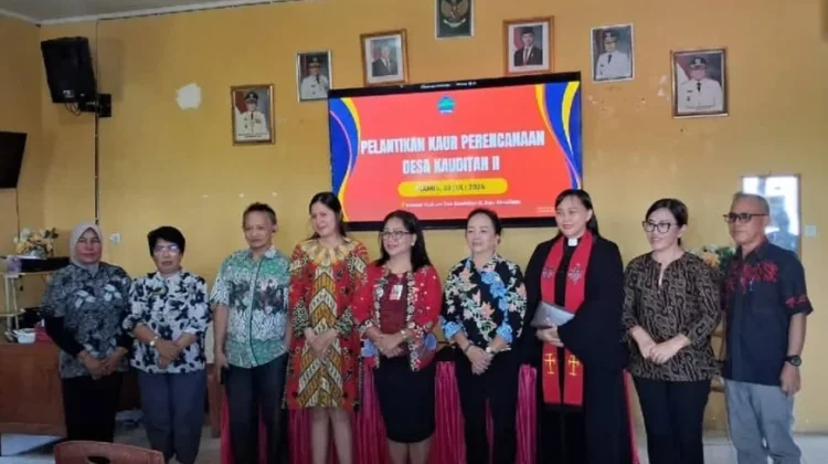 Pemdes Kauditan II Gelar Pelantikan Jabatan Kaur Perencanaan