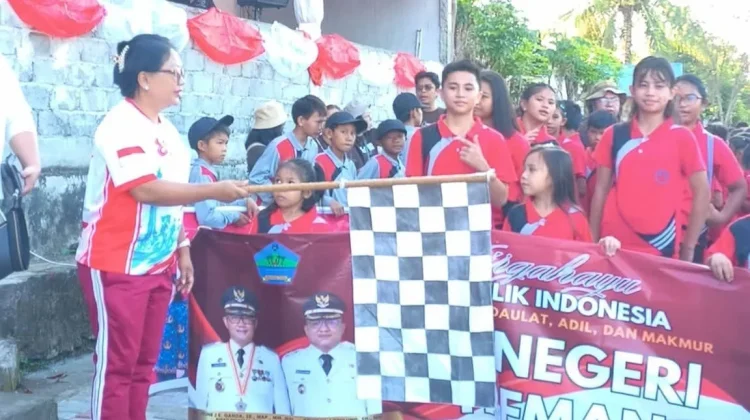 Pembukaan Kegiatan HUT RI ke 81 Tahun di Kecamatan Kauditan