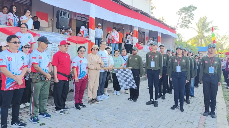 Pembukaan Kegiatan HUT RI ke 81 Tahun di Kecamatan Kauditan