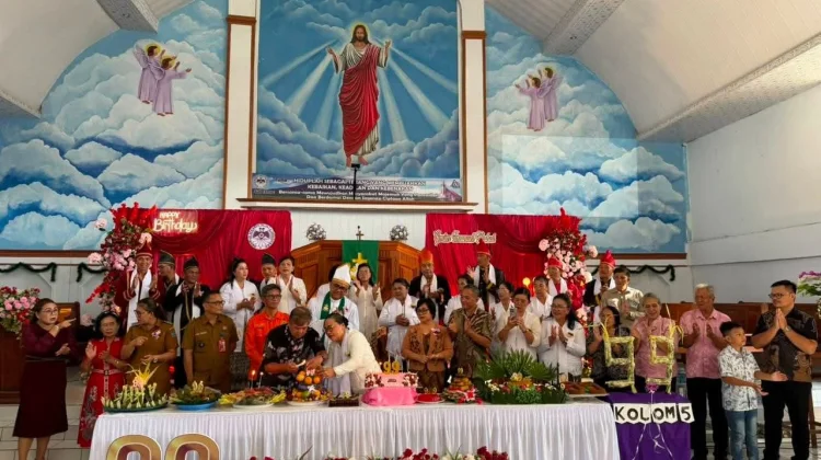 Ibadah Syukur HUT ke 99 Tahun GMIM Imanuel Klabat