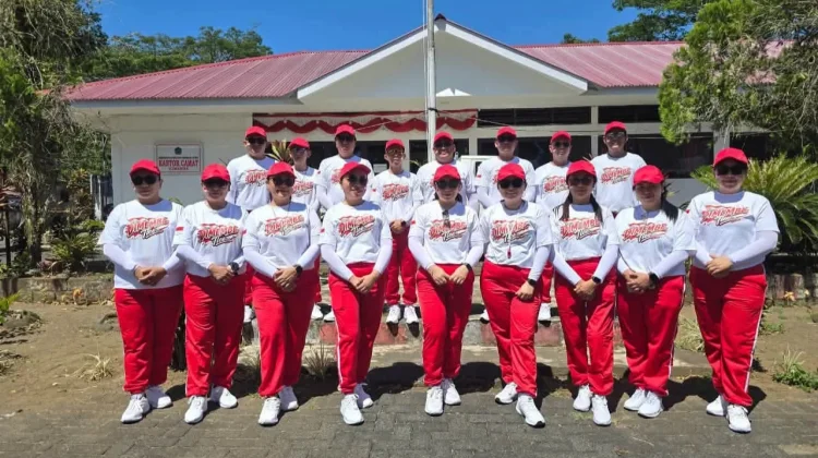Kecamatan Dimembe Ikut Lomba Gerak Jalan Menyemarakan HUT RI ke 81 Tahun
