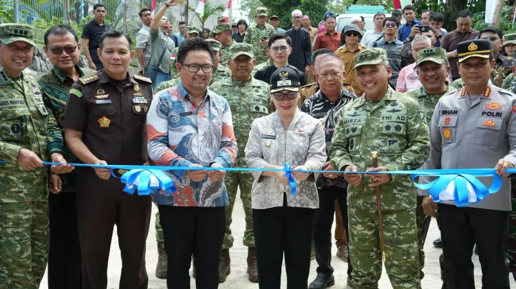 Peresmian Jembatan Garuda Armco Lotta Dorong Konektivitas Warga