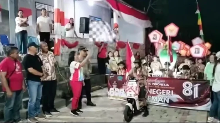 Pawai Lampion Kecamatan Kauditan
