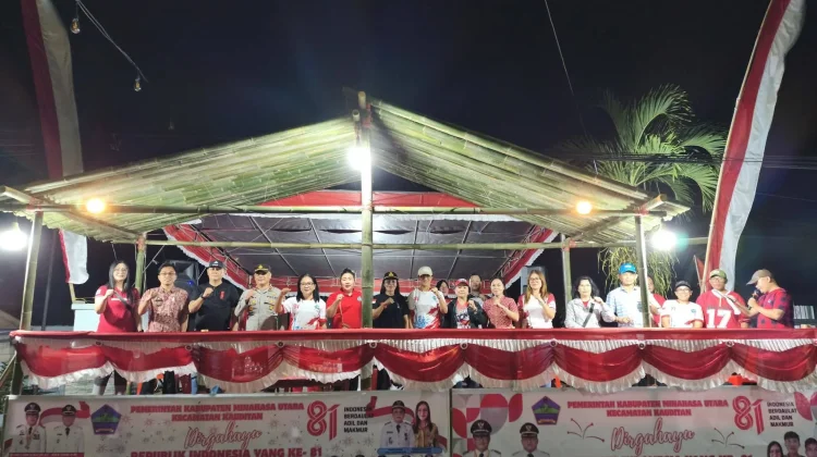 Pawai Lampion Kecamatan Kauditan