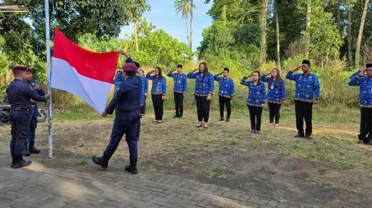 KPU Minut Gelar Upacara Peringati HUT RI ke 81