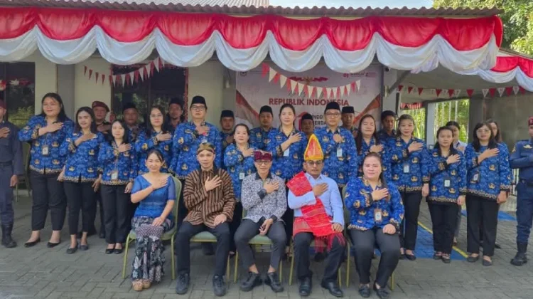 KPU Minut Gelar Upacara Peringati HUT RI ke 81