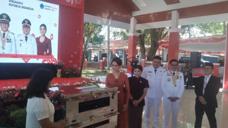 Piagam dan Penghargaan Warnai HUT RI ke 81 Tingkat Kabupaten Minahasa Utara