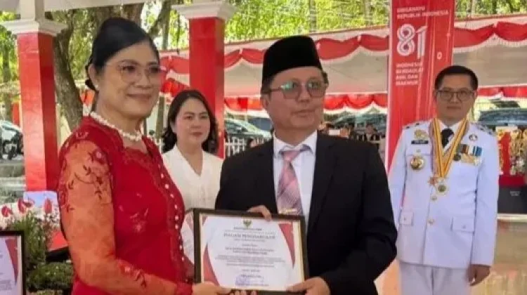 Piagam dan Penghargaan Warnai HUT RI ke 81 Tingkat Kabupaten Minahasa Utara