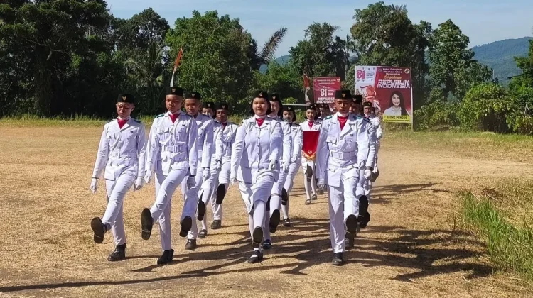 Semarak Upacara HUT RI ke 81 Tahun Kecamatan Kauditan