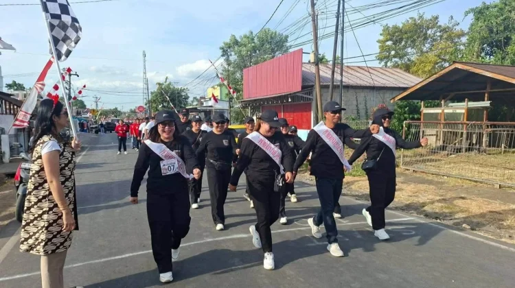 Wanua Klabat Peserta Lomba Gerak Jalan Tkt. Kecamatan Dimembe